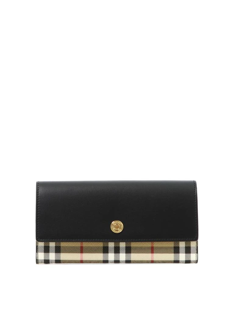 商品Burberry|Burberry women's beige other materials wallet,价格¥5467,第1张图片