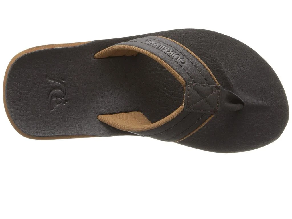 商品Quiksilver|Quiksilver Kids Carver Nubuck Flip Flops (Toddler/Little Kid/Big Kid),价格¥212,第2张图片详细描述