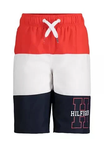 商品Tommy Hilfiger|Hilfiger Boys 8 20 Block Swim Trunks,价格¥158,第1张图片