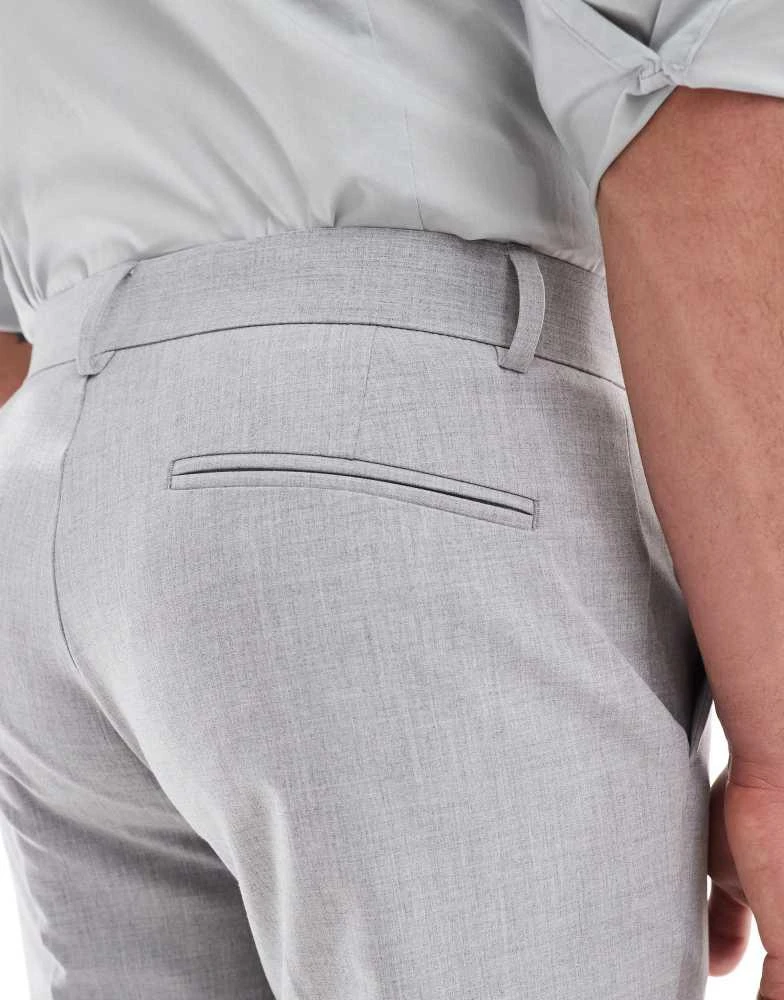 商品ASOS|ASOS DESIGN slim suit trousers in grey,价格¥226,第5张图片详细描述