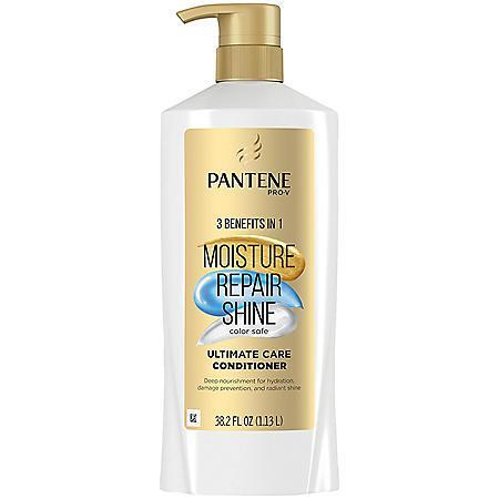商品Pantene|Pantene Pro-V Ultimate Care Moisture + Repair + Shine Conditioner for Damaged Hair and Split Ends (38.2 fl. oz.),价格¥59,第1张图片