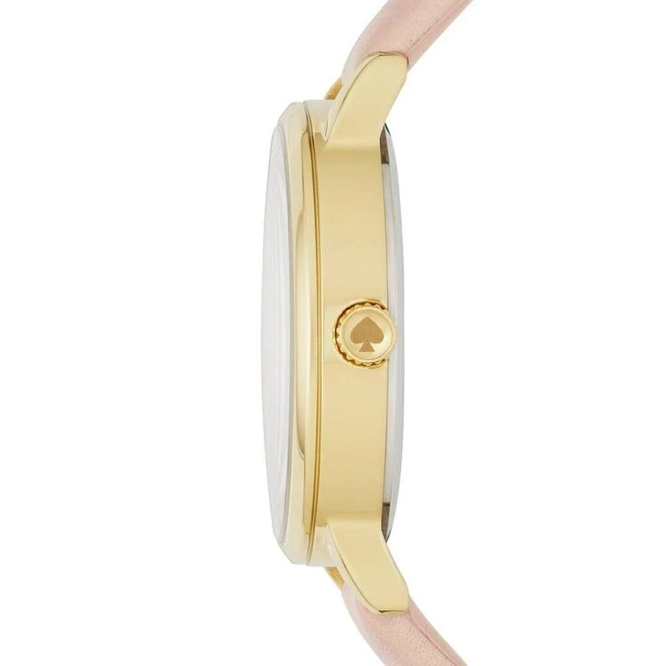 商品Kate Spade|Women's Metro Vachetta Leather Strap Watch 34mm KSW1059,价格¥1459,第2张图片详细描述