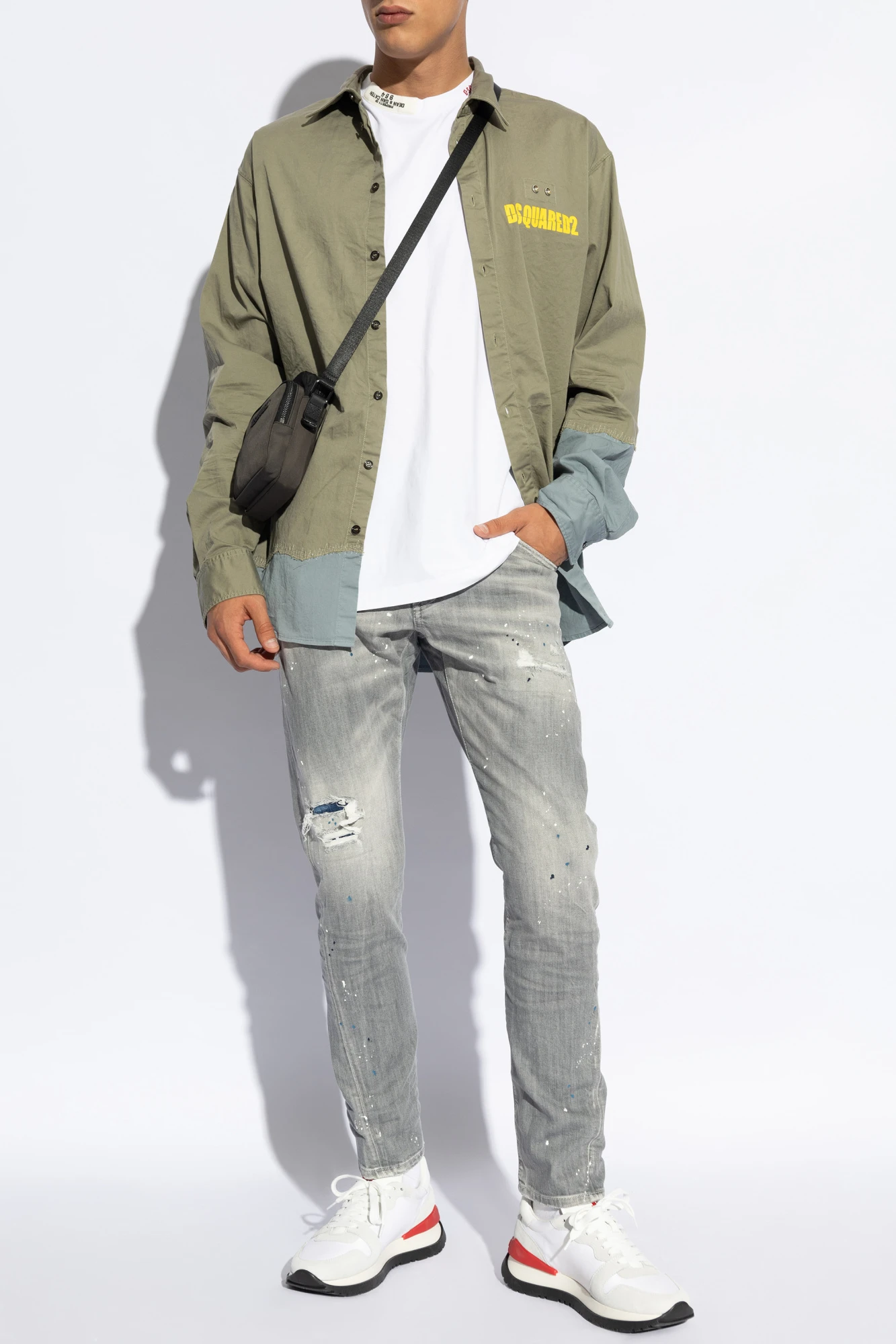 商品【商品预售15天发货】 DSQUARED2|DSQUARED2 男士衬衫 S74DM0842S35175709 花色,价格¥2849,第6张图片详细描述