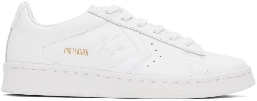 商品Converse|White 'Pro Leather' OX Sneakers,价格¥597,第1张图片