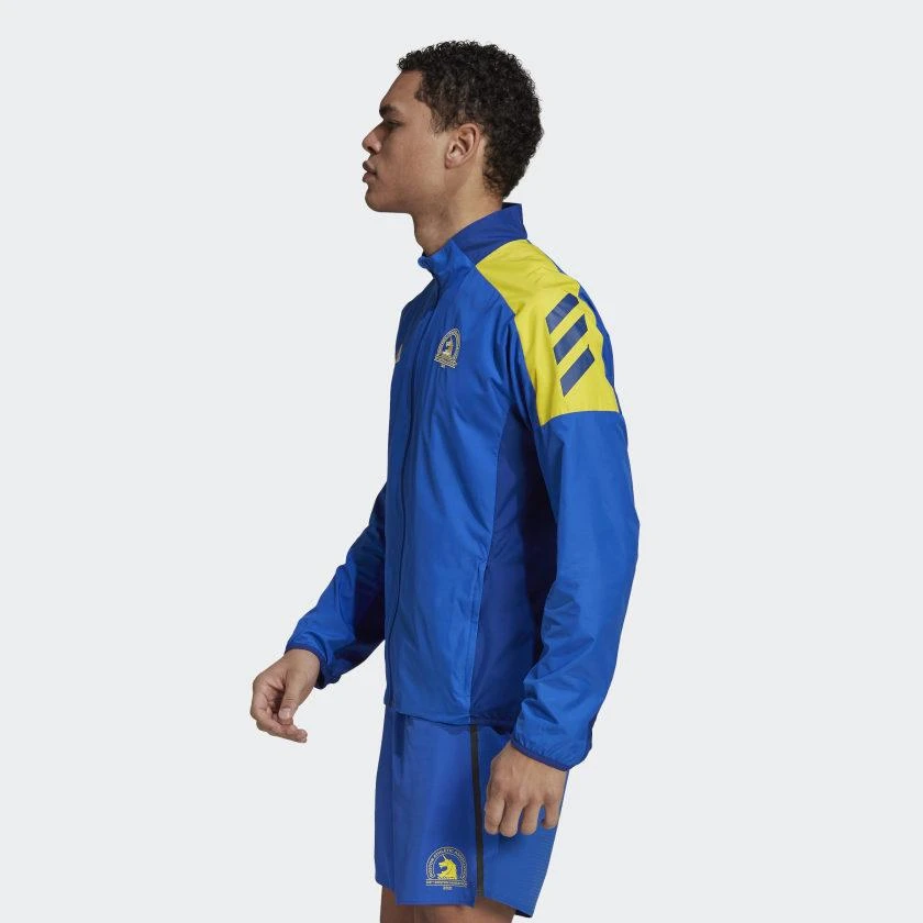 商品Adidas|Men's adidas Boston Marathon Celebration Jacket,价格¥442,第3张图片详细描述