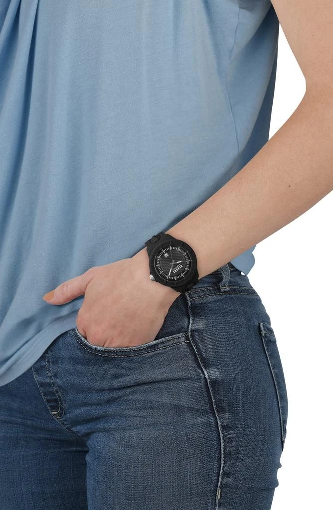 商品Versace|Women's Silicone Strap Quartz Watch, 42mm,价格¥621,第5张图片详细描述