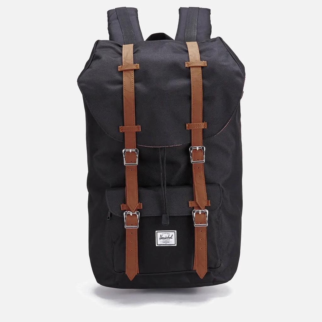 商品Herschel Supply|Herschel Supply Co. Men's Little America Backpack - Black/Tan,价格¥879,第1张图片
