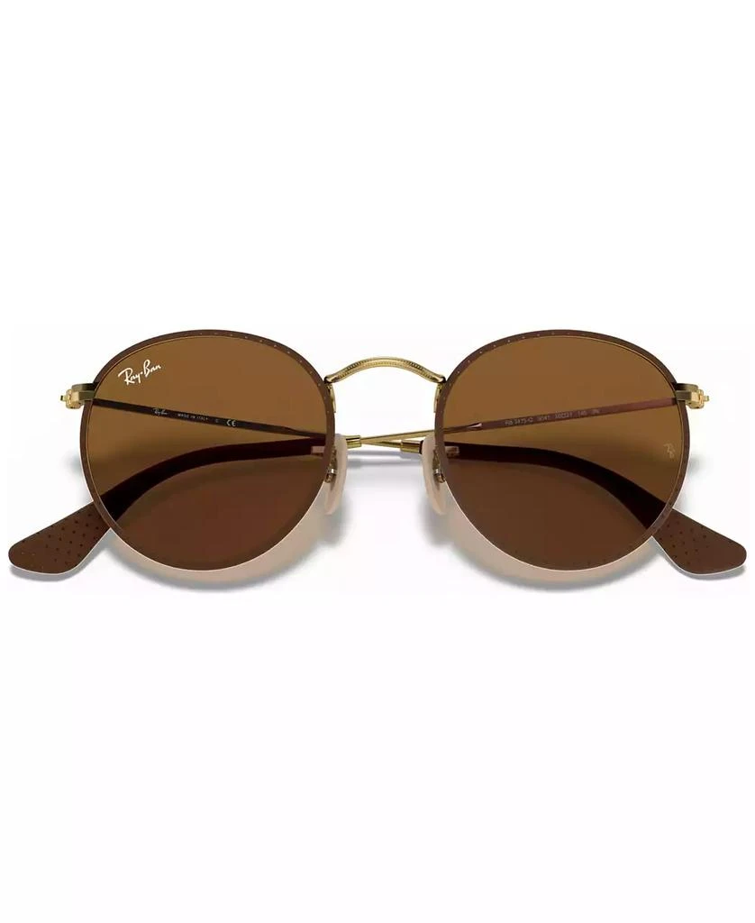 商品Ray-Ban|Men's Sunglasses, RB3475Q 50 ROUND CRAFT,价格¥1058,第5张图片详细描述