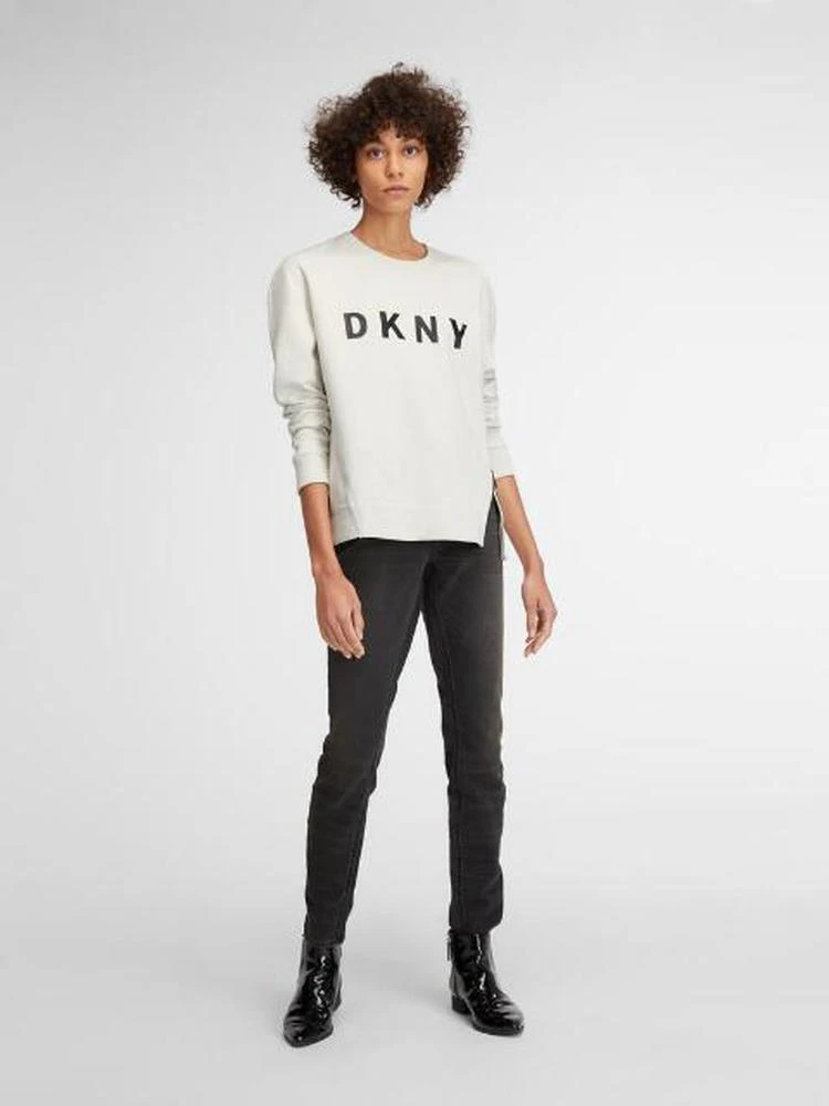 商品DKNY|logo带拉链卫衣,价格¥519,第2张图片详细描述