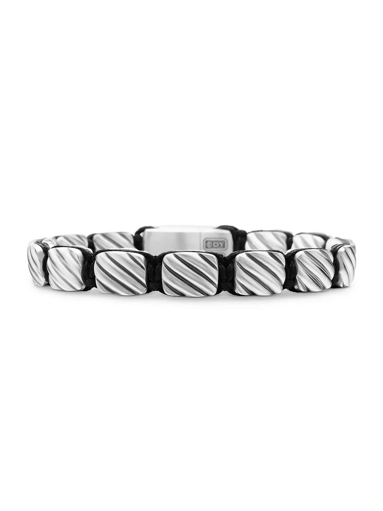 商品David Yurman|Sculpted Cable Woven Tile Bracelet,价格¥11239,第1张图片