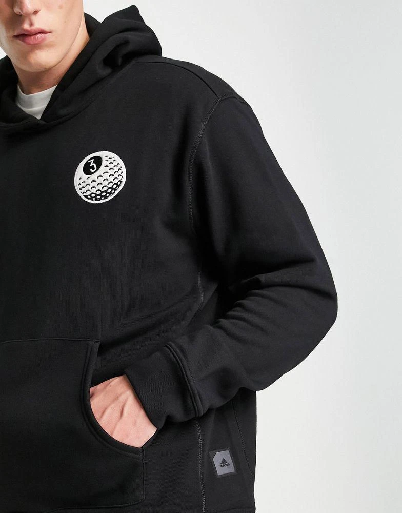 商品Adidas|adidas Golf Adicross ball logo hoodie in black,价格¥381,第3张图片详细描述