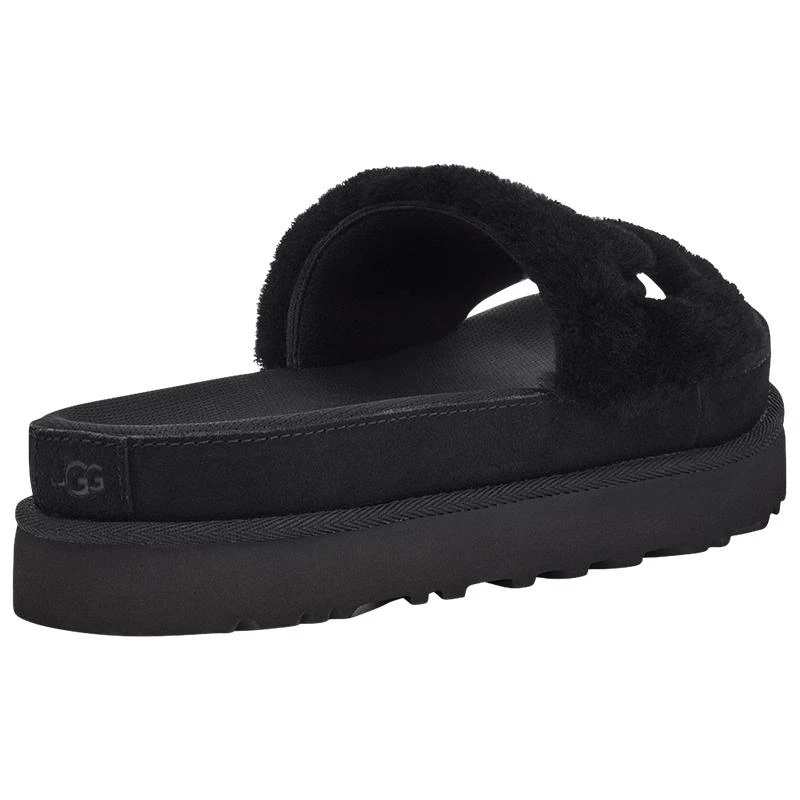 商品UGG|UGG Laton Fur Slide - Women's,价格¥446,第3张图片详细描述