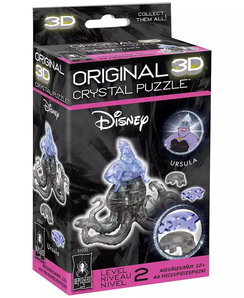 商品BePuzzled|3D Disney Ursula Crystal Puzzle Set, 44 Piece,价格¥127,第2张图片详细描述