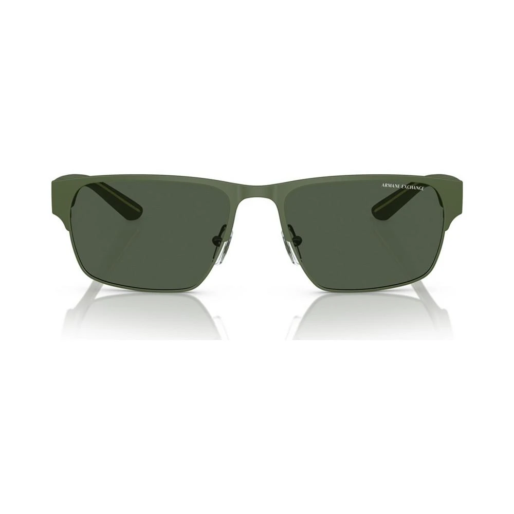 商品Armani Exchange|Men's Polarized Sunglasses, AX2046S,价格¥936,第2张图片详细描述