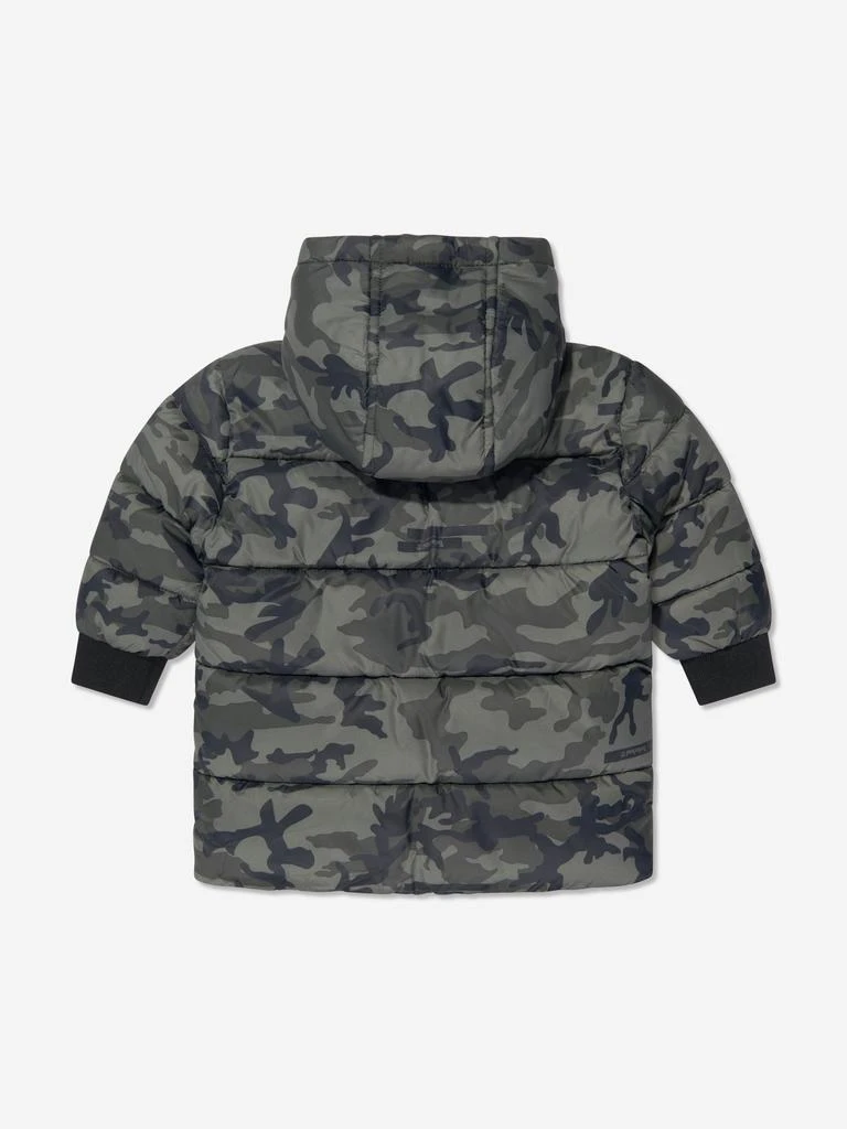 商品Timberland|Baby Boys Camouflage Puffer Jacket in Green,价格¥662-¥728,第2张图片详细描述
