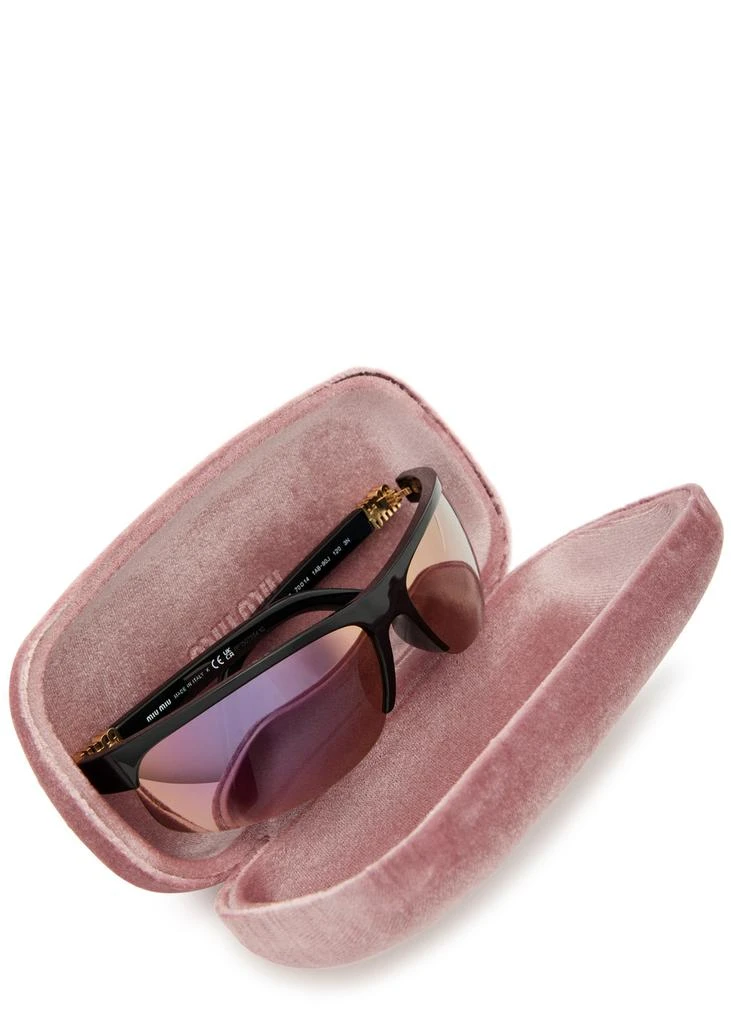 商品Miu Miu|Rectangle-frame sunglasses,价格¥4740,第4张图片详细描述