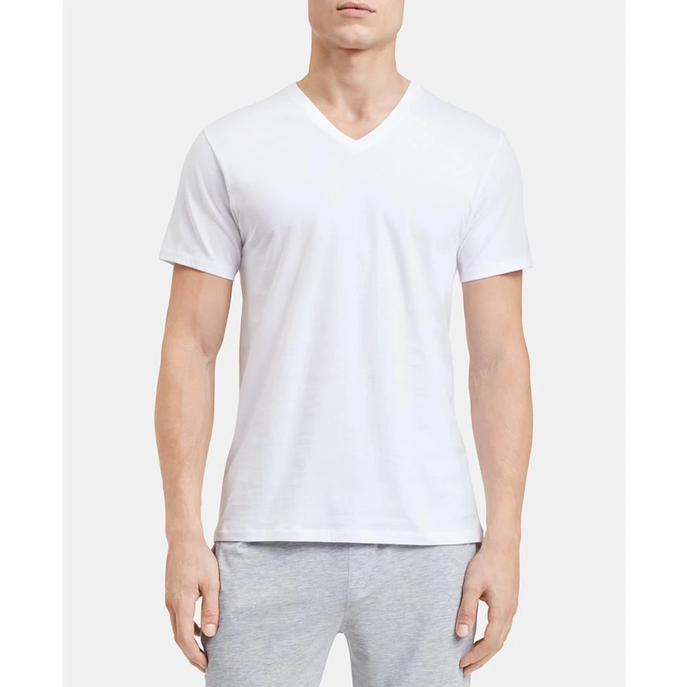 商品Calvin Klein|Men's 5-Pk. Cotton Classics V-Neck Undershirts, Created for Macy's,价格¥521,第2张图片详细描述