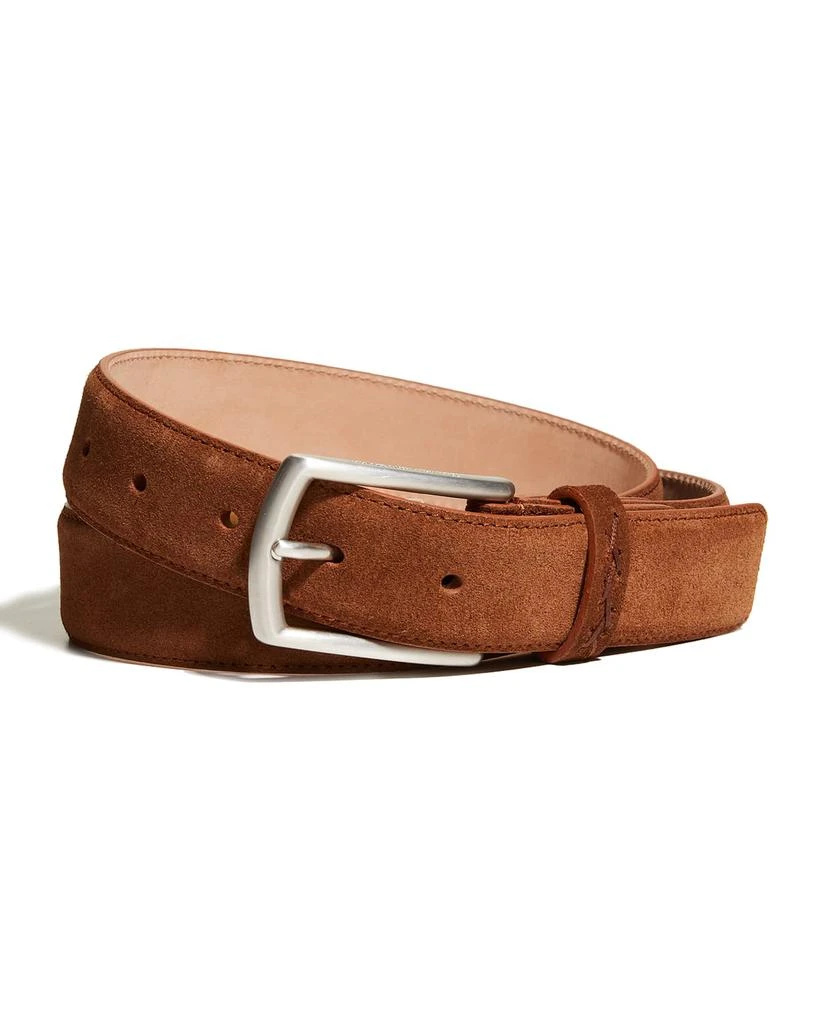 商品Zegna|Men's Suede Leather Belt,价格¥1166,第1张图片