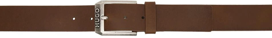 商品Hugo Boss|Brown Logo Belt,价格¥289,第1张图片