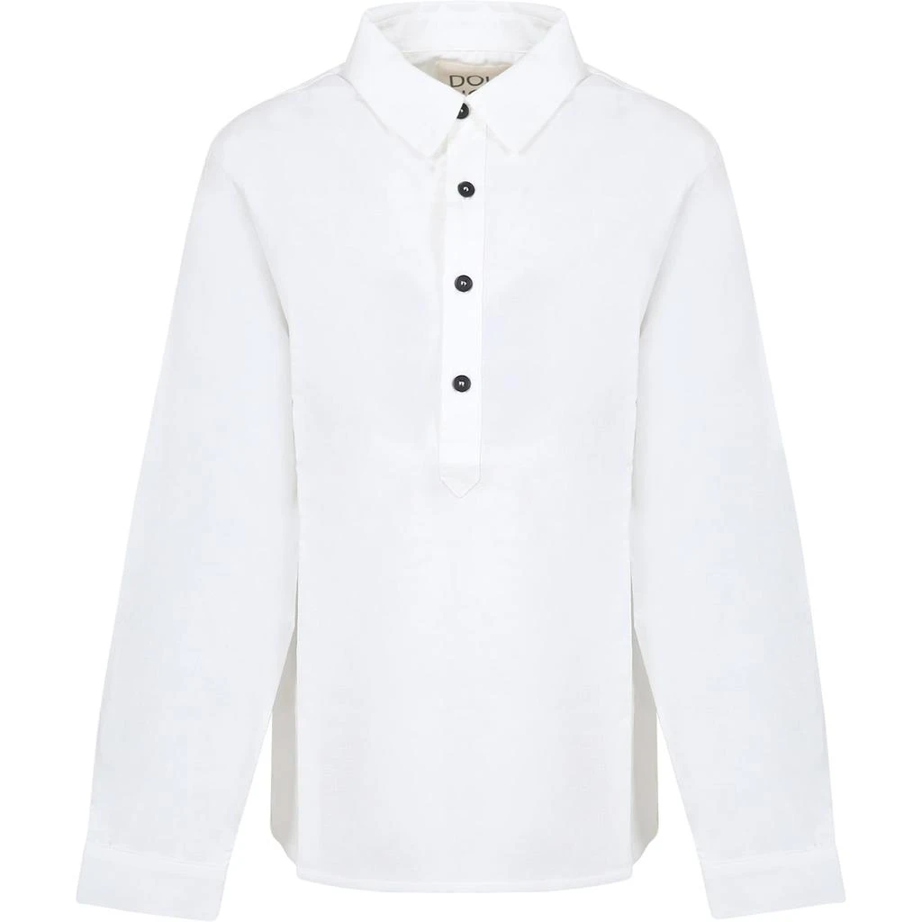 商品Douuod|White Shirt For Girl With Logo,价格¥1536,第1张图片