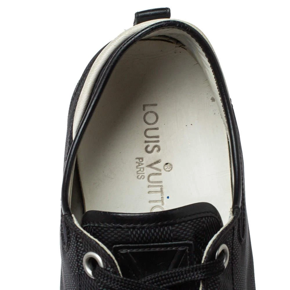 Louis Vuitton Black/Grey Graphite Damier Nylon And  Leather Cap Toe Low Top Sneakers Size 42 商品
