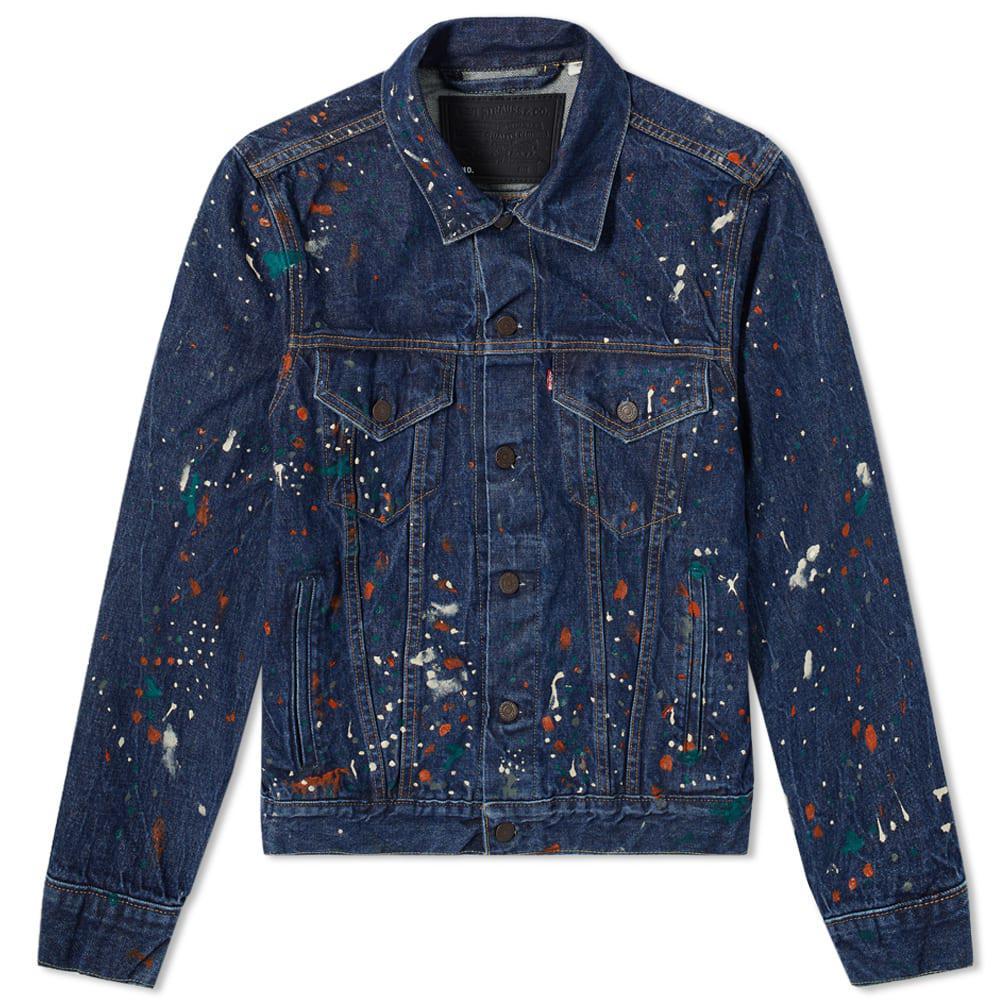 商品Levi's|END. x Levi'sÂ® 'Painted' Selvedge Trucker Jacket,价格¥2361,第1张图片