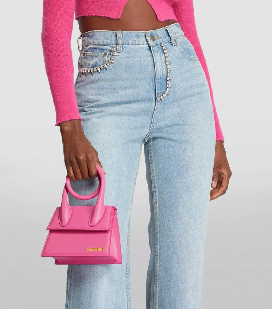 商品Jacquemus|Leather Le Chiquito Noeud Top-Handle Bag,价格¥6855,第5张图片详细描述