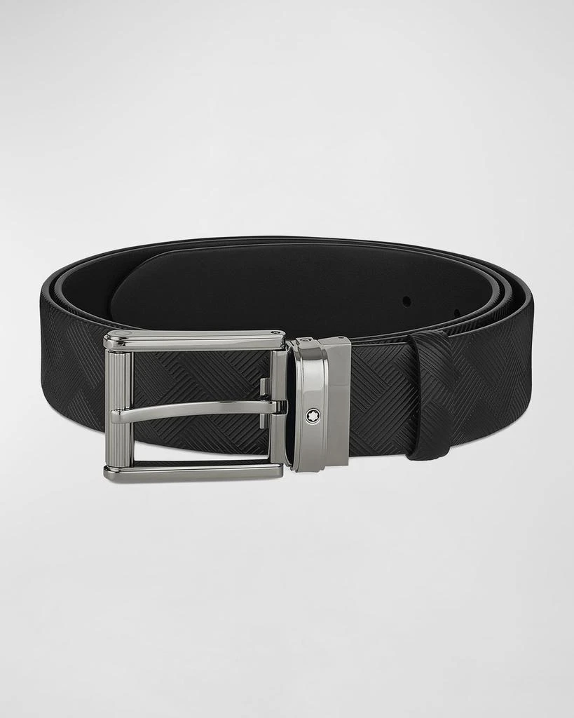 商品MontBlanc|Men's Black Leather Belt,价格¥3553,第1张图片