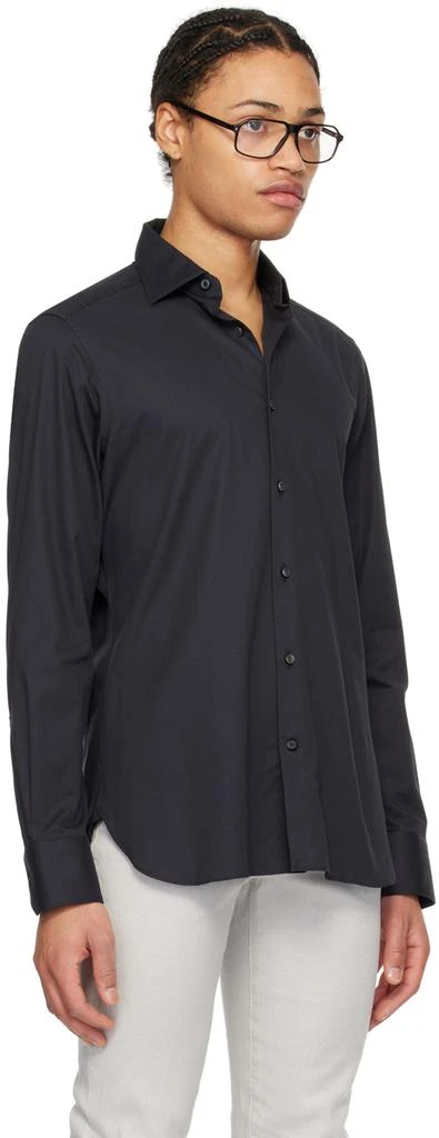 商品Zegna|黑色纽扣衬衫,价格¥2118,第4张图片详细描述