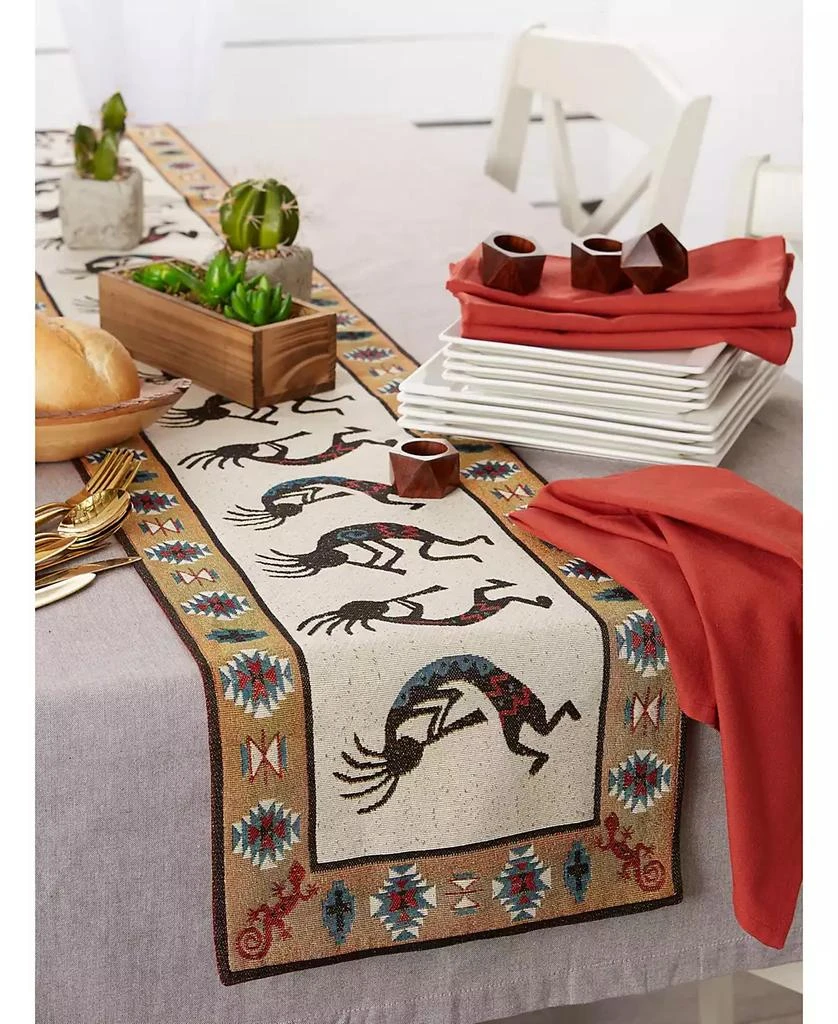 商品Design Imports|Kokopelli Tapestry Table Runner 13" x 72",价格¥292,第2张图片详细描述