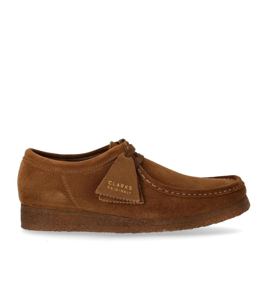 商品Clarks|Clarks Wallabee Brown Suède Loafer,价格¥1572,第1张图片