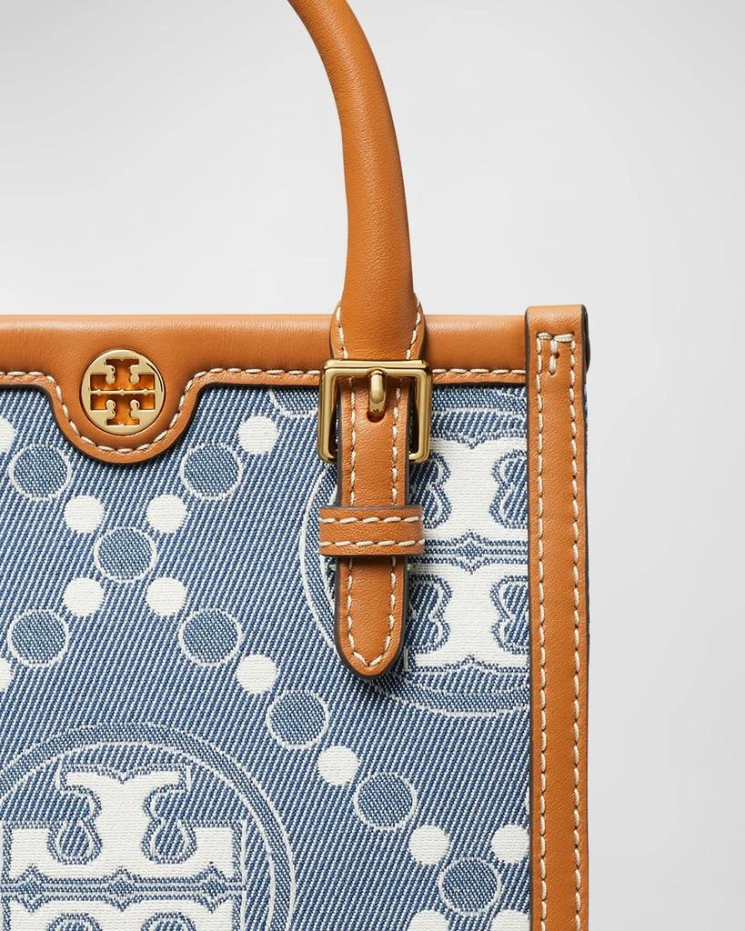 商品Tory Burch| T Monogram Mini 真皮托特包,价格¥1251,第4张图片详细描述