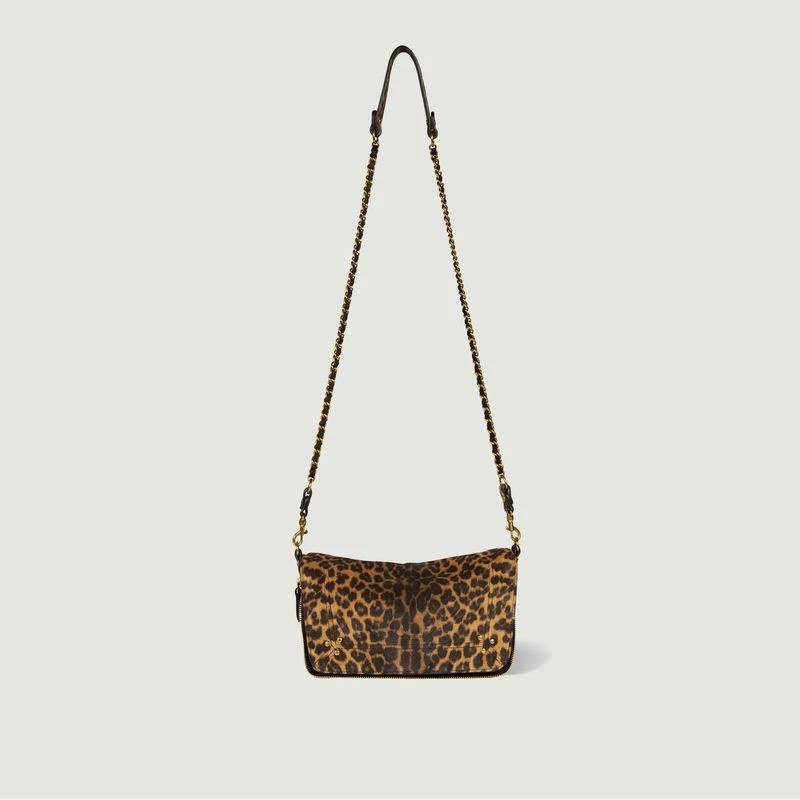 商品Jerome Dreyfuss|Bobi S leopard print shoulder bag Brown Jérôme Dreyfuss Paris,价格¥3959,第3张图片详细描述