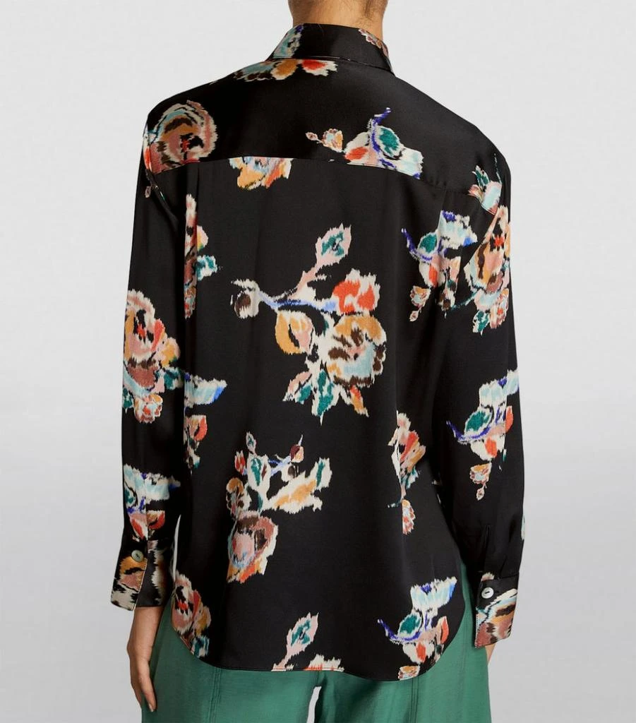 商品Vince|Silk Floral Ikat Shirt,价格¥1727,第4张图片详细描述