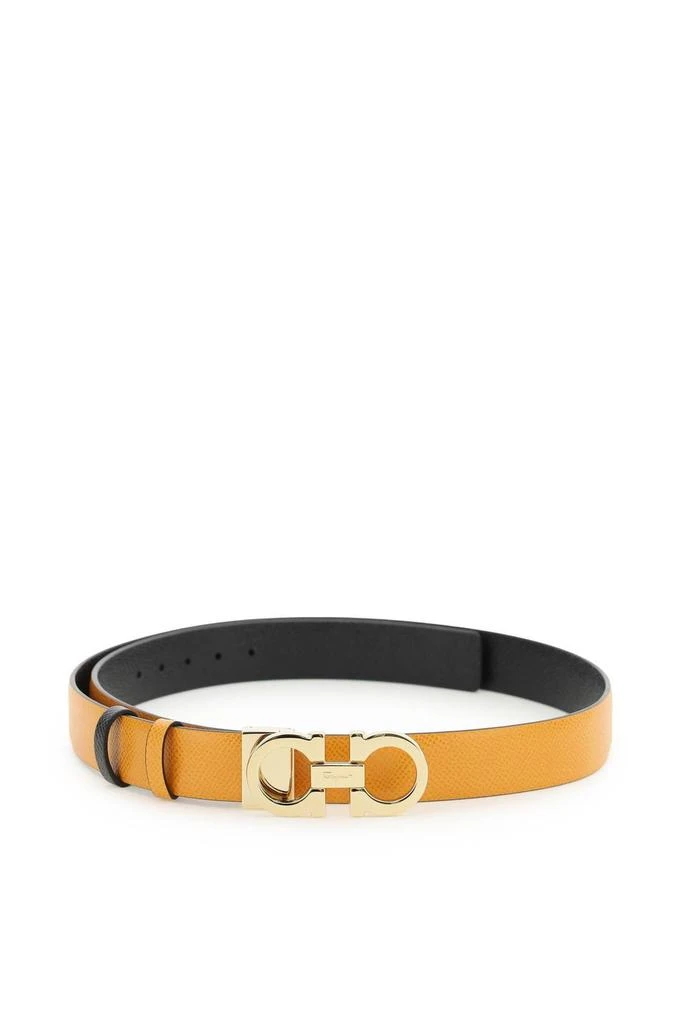 商品Salvatore Ferragamo|Salvatore Ferragamo Gancini Buckle Reversible Belt,价格¥2083,第1张图片