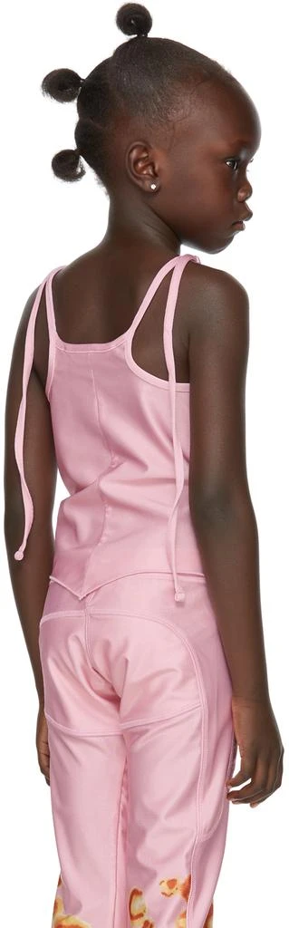 商品Charlotte Knowles|SSENSE Exclusive Kids Pink Halcyon Tank Top,价格¥2498,第4张图片详细描述