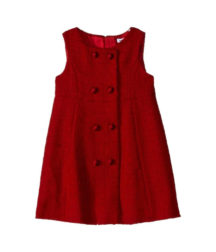 商品Dolce & Gabbana|幼儿/小童Dolce & Gabbana Kids City Button Detail Dress (Toddler/Little Kids),价格¥2211,第1张图片