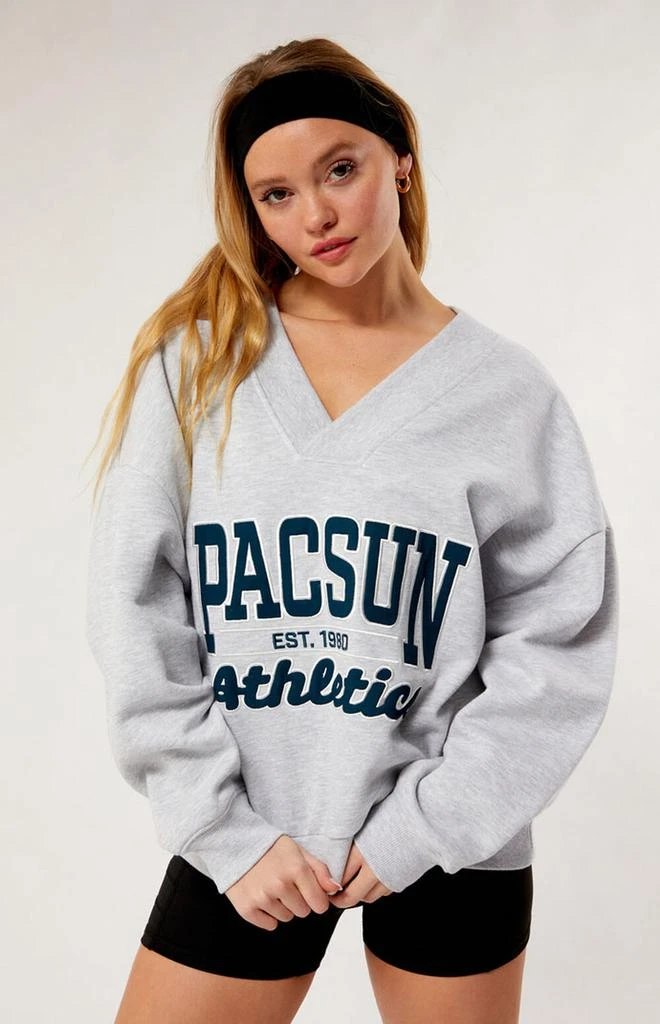 商品PacSun|Pacific Sunwear Athletics V-Neck Sweatshirt,价格¥236,第3张图片详细描述