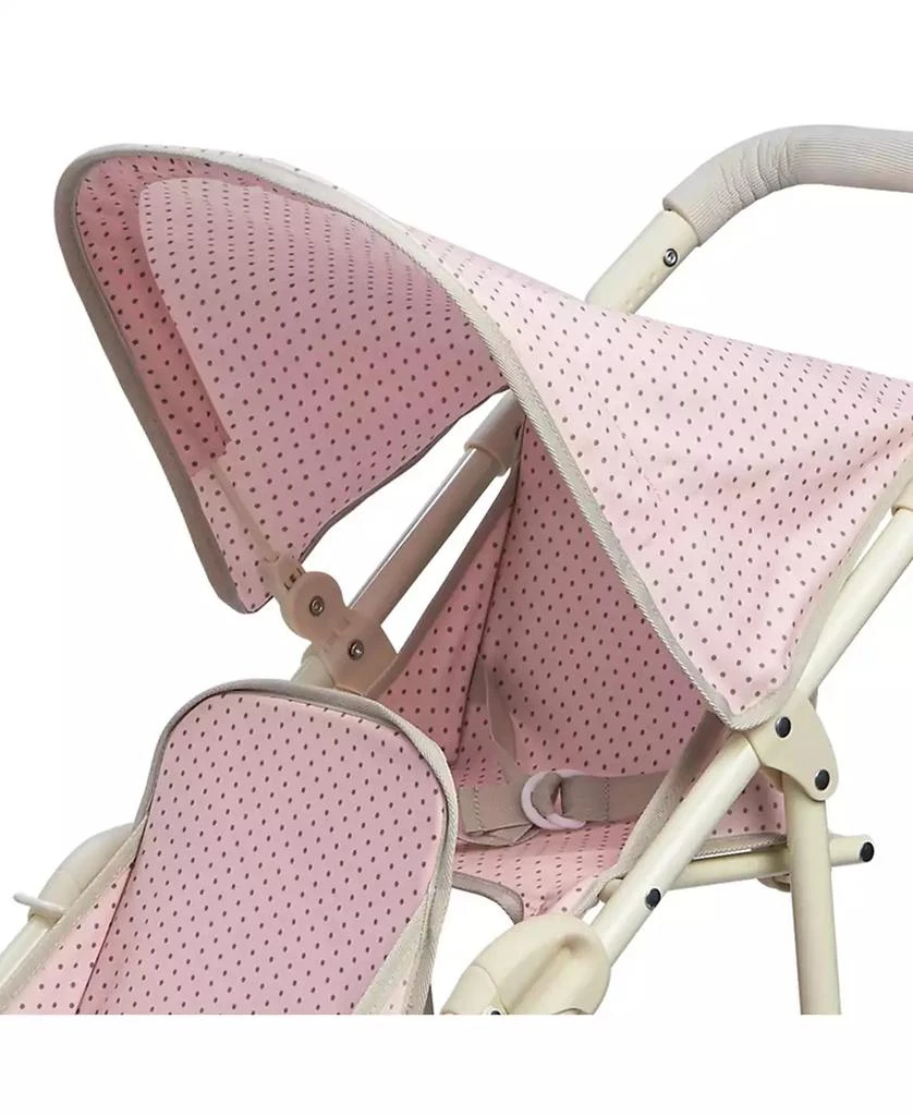 商品Redbox|Olivia's Little World Polka Dots Princess Baby Doll Twin Jogging Stroller,价格¥561,第4张图片详细描述