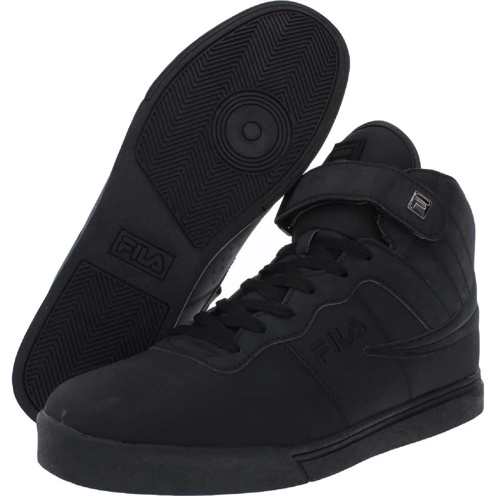 商品Fila|Fila Mens Vulc 13 Matte Faux Leather Lifestyle High-Top Sneakers,价格¥132,第2张图片详细描述