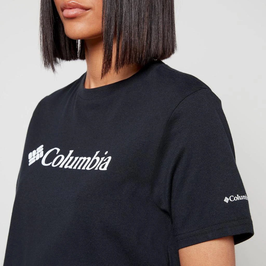 商品Columbia|Columbia Women's North Cascades Cropped T-Shirt - Black,价格¥105,第4张图片详细描述