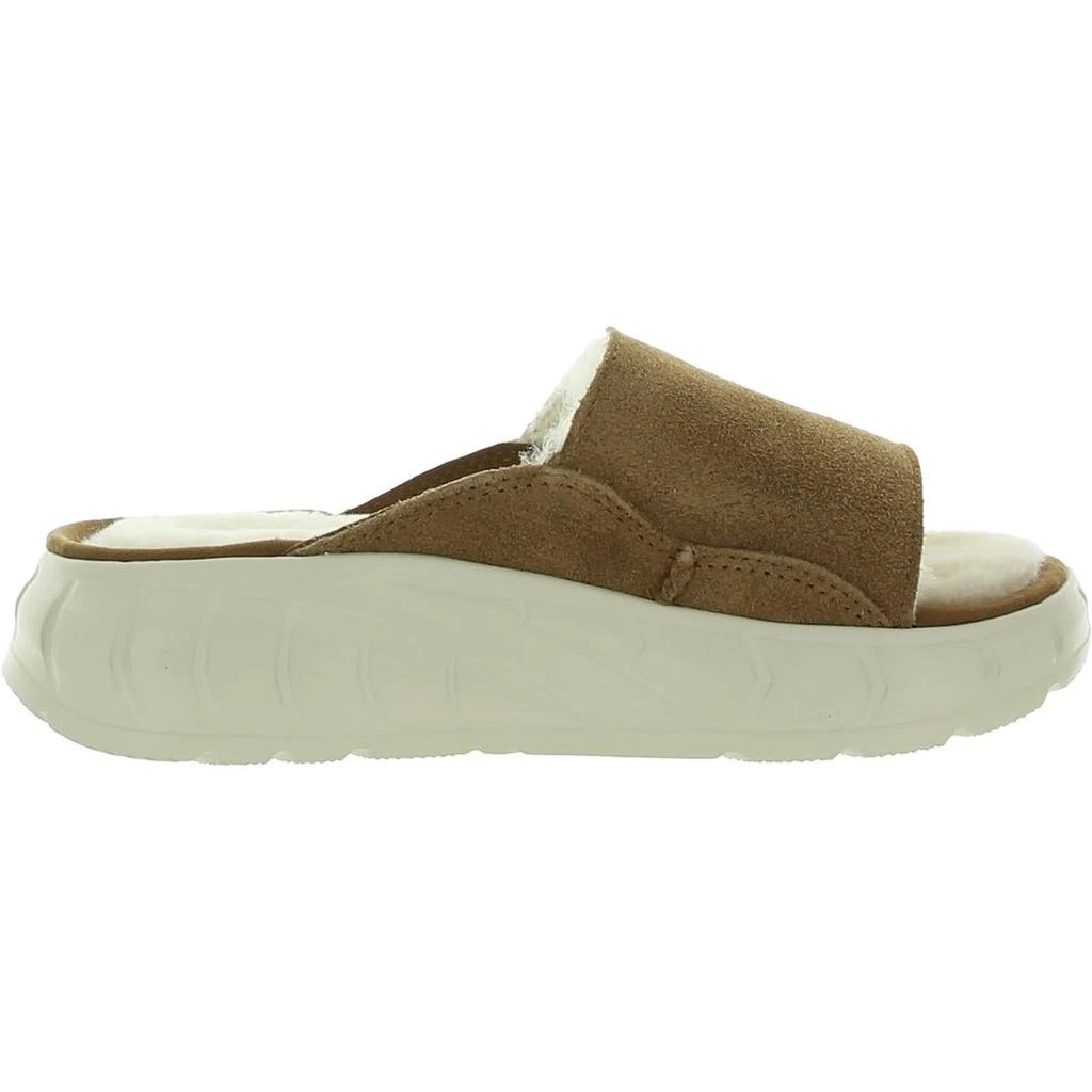 商品UGG|Westsider Slide Womens Leather Faux Fur Slide Sandals,价格¥552,第2张图片详细描述