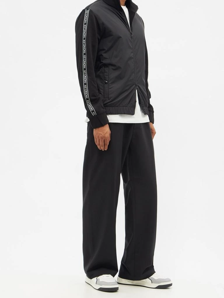 商品Moncler|Logo-tape cotton-jersey track jacket,价格¥3498,第2张图片详细描述