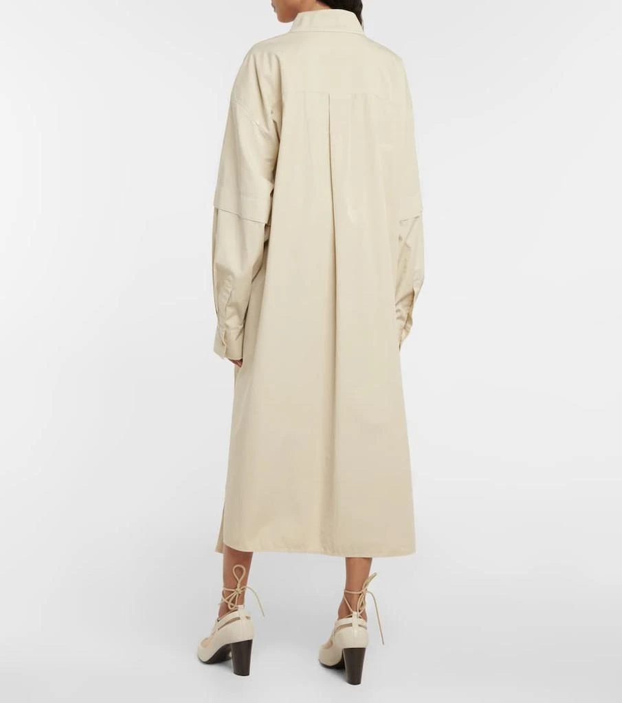 商品Lemaire|Oversized cotton twill midi dress,价格¥3629,第3张图片详细描述