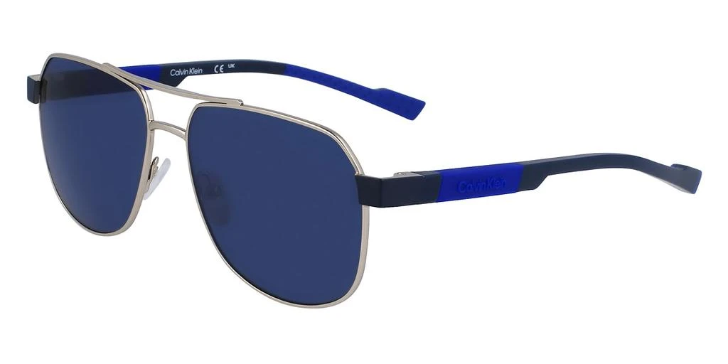 商品Calvin Klein|Blue Navigator Men's Sunglasses CK23103S 717 57,价格¥183,第1张图片