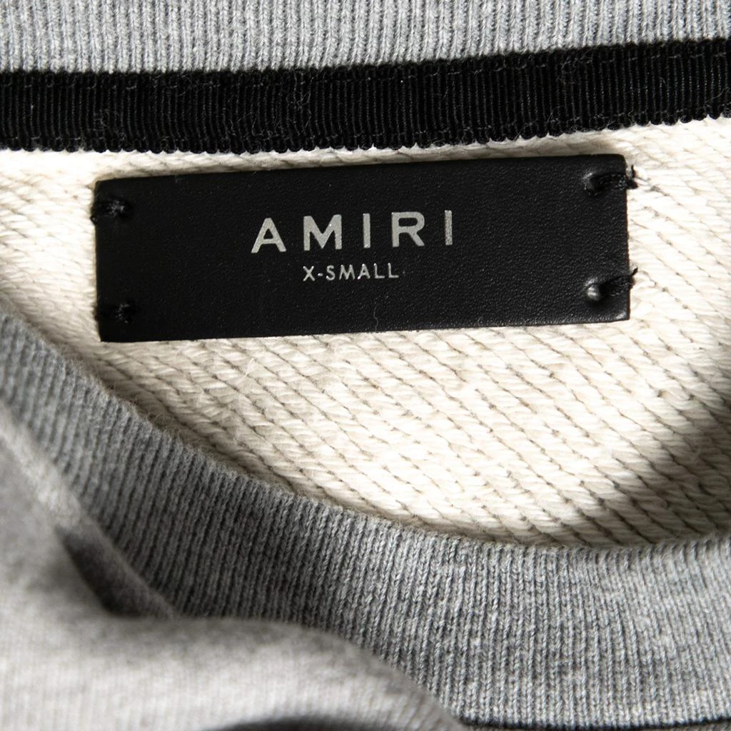 商品[二手商品] AMIRI|Amiri Grey Terry Knit Serpenti Patch Oversized Sweatshirt XS,价格¥1586,第4张图片详细描述