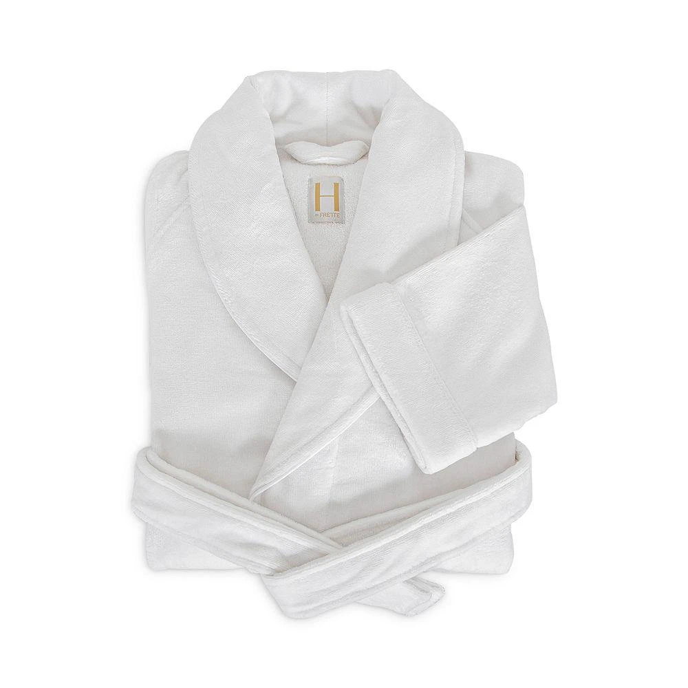 Frette Shawl Collar Bathrobe with Piping 商品