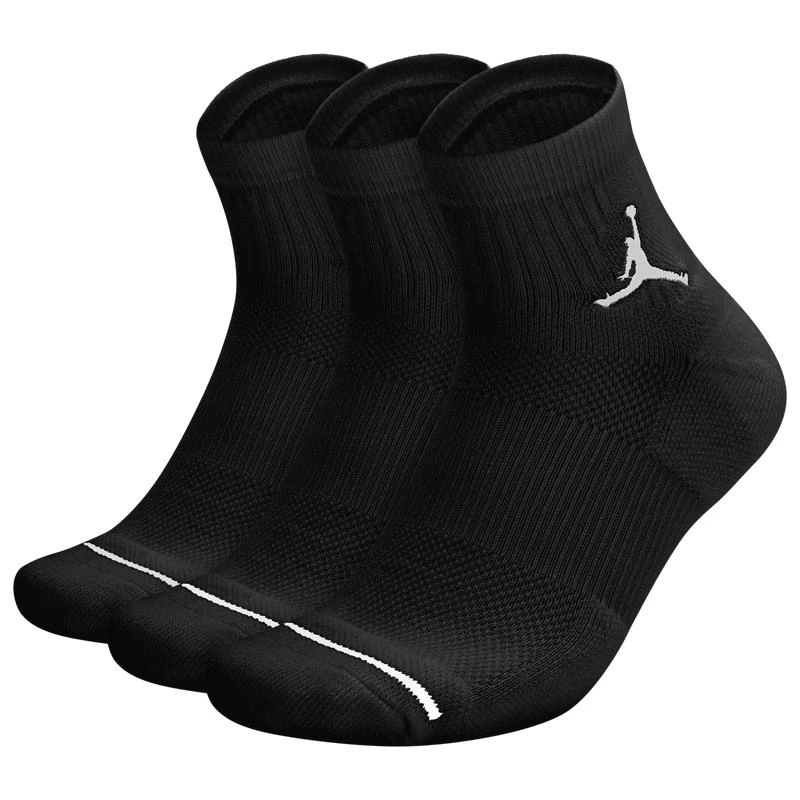 商品Jordan|Jordan Jumpman Quarter 3 Pack Socks,价格¥165,第1张图片