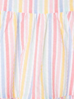 Little Girl’s Rainbow Striped Dress商品第4张图片规格展示