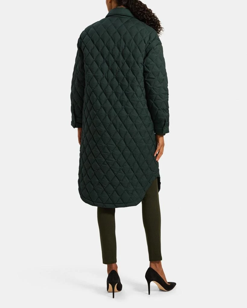 商品Theory|Quilted Coat in Crinkle Nylon,价格¥1051,第3张图片详细描述